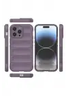 Newface iPhone 13 Pro Max Kılıf Optimum Silikon - Mor