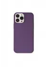 Newface iPhone 13 Pro Max Kılıf Pc Sert Şeffaf Kapak - Mor