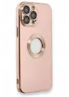 Newface iPhone 13 Pro Max Kılıf Store Silikon - Pembe