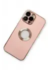Newface iPhone 13 Pro Max Kılıf Store Silikon - Pembe