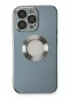 Newface iPhone 13 Pro Max Kılıf Store Silikon - Sierra Blue