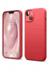 Newface iPhone 14 Kılıf First Silikon - Kırmızı