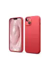 Newface iPhone 14 Kılıf First Silikon - Kırmızı