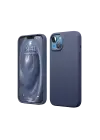 Newface iPhone 14 Kılıf First Silikon - Lacivert