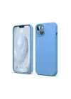 Newface iPhone 14 Kılıf First Silikon - Mavi