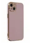 Newface Apple iPhone 14 Kılıf Volet Silikon - Mor
