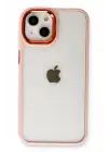 Newface Apple iPhone 14 Plus Kılıf Dora Kapak - Pudra