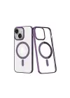 Newface iPhone 14 Plus Kılıf Element Magneticsafe Sert Kapak - Mor