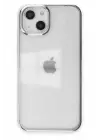 Newface Apple iPhone 14 Plus Kılıf Element Silikon - Gümüş