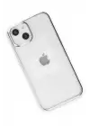 Newface iPhone 14 Plus Kılıf Element Silikon - Gümüş