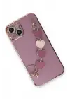 Newface Apple iPhone 14 Plus Kılıf Esila Silikon - Mor