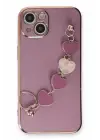 Newface iPhone 14 Plus Kılıf Esila Silikon - Mor