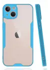 Newface Apple iPhone 14 Plus Kılıf Platin Silikon - Mavi