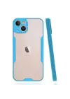 Newface Apple iPhone 14 Plus Kılıf Platin Silikon - Mavi