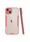 Newface iPhone 14 Plus Kılıf Platin Silikon - Pembe