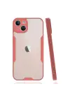 Newface iPhone 14 Plus Kılıf Platin Silikon - Pembe