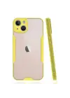 Newface Apple iPhone 14 Plus Kılıf Platin Silikon - Sarı