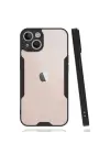 Newface iPhone 14 Plus Kılıf Platin Silikon - Siyah