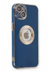 Newface Apple iPhone 14 Plus Kılıf Store Silikon - Mavi