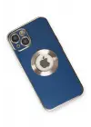 Newface Apple iPhone 14 Plus Kılıf Store Silikon - Mavi