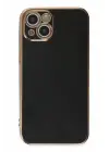 Newface Apple iPhone 14 Plus Kılıf Volet Silikon - Siyah