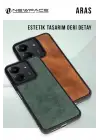 Newface Apple iPhone 14 Pro Kılıf Aras Deri Kapak - Taba