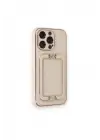 Newface Apple iPhone 14 Pro Kılıf Coco Elit Kapak - Gold