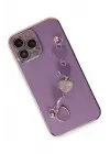 Newface Apple iPhone 14 Pro Kılıf Esila Silikon - Mor