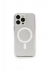 Newface iPhone 14 Pro Kılıf Matte Şeffaf Magneticsafe - Şeffaf