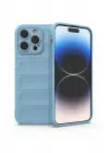 Newface Apple iPhone 14 Pro Kılıf Optimum Silikon - Sky Blue