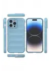 Newface Apple iPhone 14 Pro Kılıf Optimum Silikon - Sky Blue