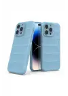 Newface iPhone 14 Pro Kılıf Optimum Silikon - Sky Blue