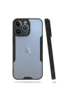 Newface Apple iPhone 14 Pro Kılıf Platin Silikon - Siyah