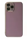 Newface Apple iPhone 14 Pro Kılıf Volet Silikon - Mor
