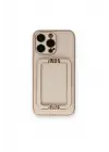 Newface Apple iPhone 14 Pro Max Kılıf Coco Elit Kapak - Gold