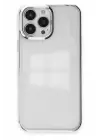 Newface Apple iPhone 14 Pro Max Kılıf Element Silikon - Gümüş