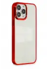 Newface Apple iPhone 14 Pro Max Kılıf Element Silikon - Kırmızı