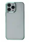 Newface Apple iPhone 14 Pro Max Kılıf Element Silikon - Yeşil