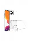 Newface Apple iPhone 14 Pro Max Kılıf Lüx Şeffaf Silikon