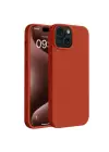 Newface iPhone 15 Kılıf First Silikon - Kırmızı