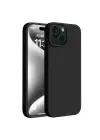 Newface iPhone 15 Kılıf First Silikon - Siyah