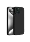Newface iPhone 15 Kılıf First Silikon - Siyah