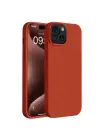 Newface iPhone 15 Plus Kılıf First Silikon - Kırmızı