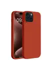 Newface Apple iPhone 15 Plus Kılıf First Silikon - Kırmızı