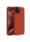 Newface iPhone 15 Plus Kılıf First Silikon - Kırmızı