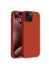 Newface iPhone 15 Plus Kılıf First Silikon - Kırmızı