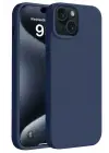 Newface iPhone 15 Plus Kılıf First Silikon - Lacivert