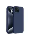 Newface iPhone 15 Plus Kılıf First Silikon - Lacivert