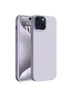 Newface iPhone 15 Plus Kılıf First Silikon - Lila