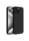Newface iPhone 15 Plus Kılıf First Silikon - Siyah